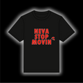 Neva Stop Movin T-shirt [Bright Crimson]